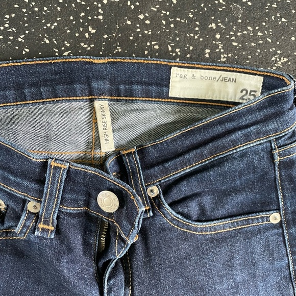 Rag & bone - women’s high rise skinny jeans RF# 108879 - Picture 2 of 4